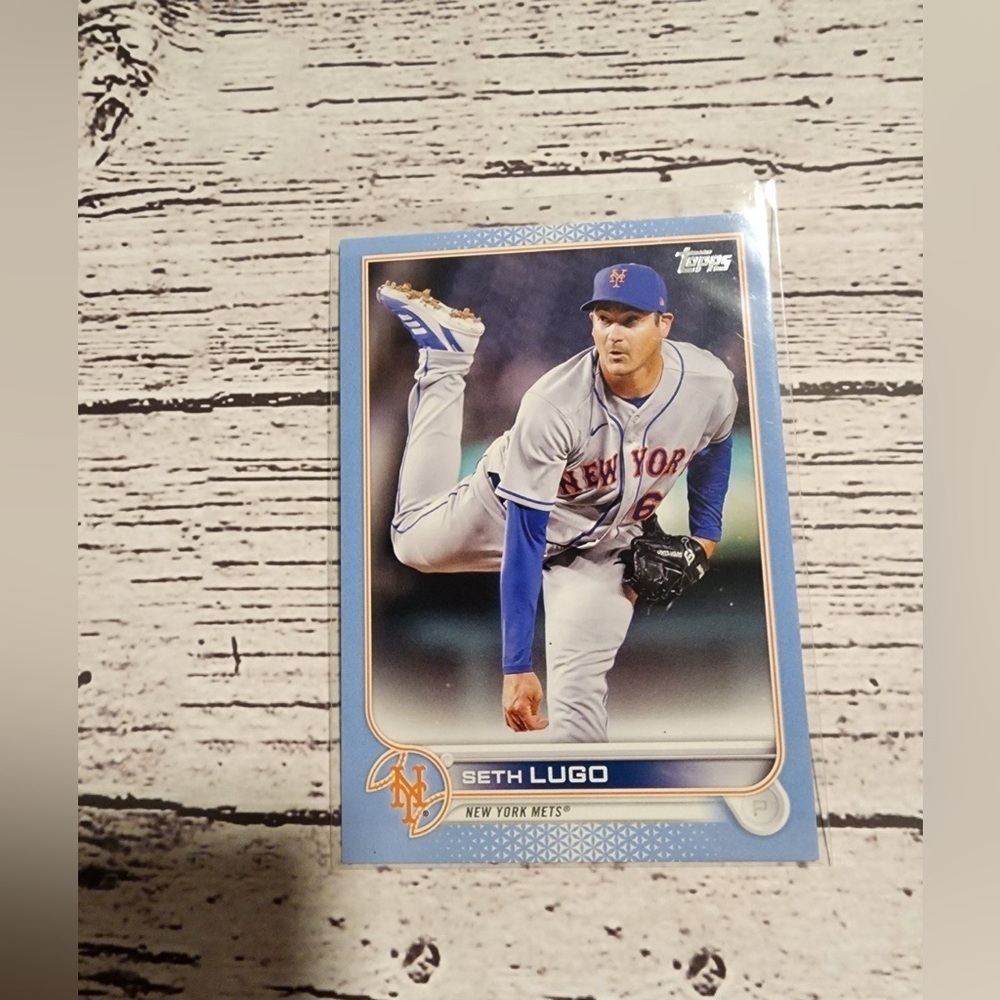 2022 Topps Update Fathers Day Powder Blue/50 Seth Lugo - Picture 1 of 3
